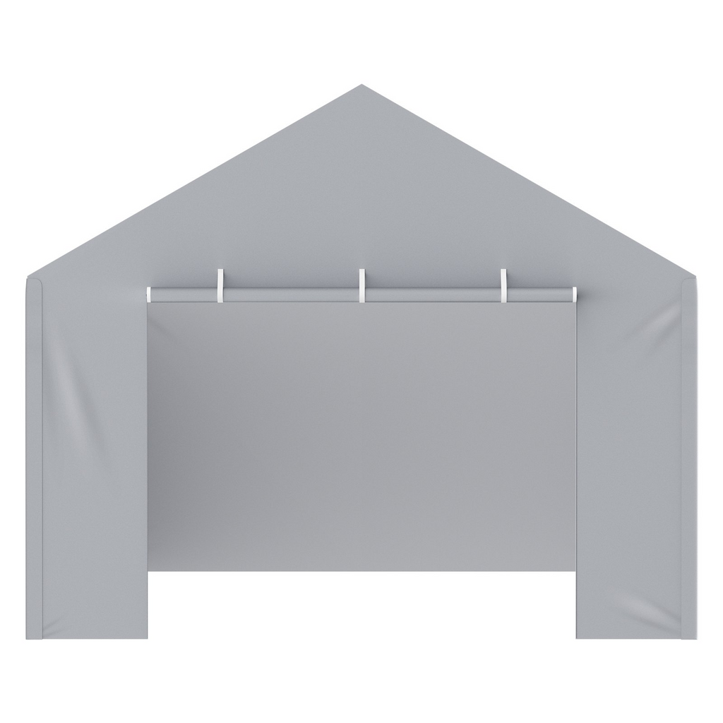 VEVOR - Lona de repuesto para toldo de cochera pared lateral 12 x 20 pies(parte superior y marco no incluidos)