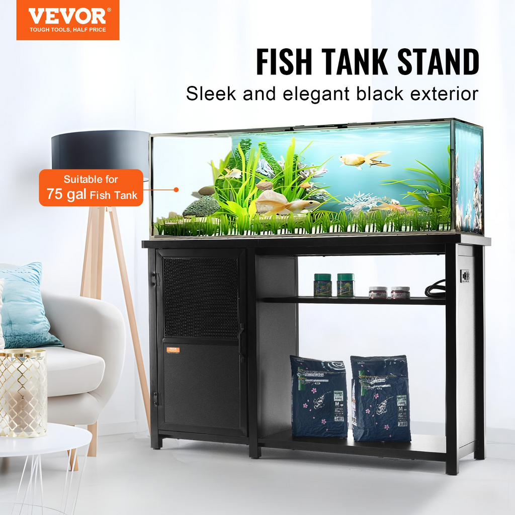 VEVOR Soporte para acuario de 75 galones 52 x 19,7 x 32,3 pulgadas capacidad de carga de 626 libras