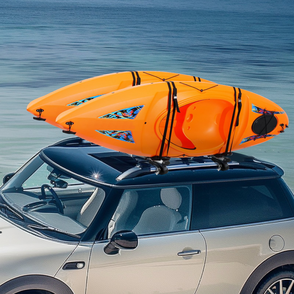 VEVOR Portaequipajes para kayak 2 pares barra en J