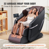 Sillón de masaje VEVOR con riel flexible SL 10-18 modos automáticos