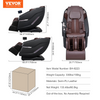 Sillón de masaje VEVOR con riel flexible SL 10-18 modos automáticos