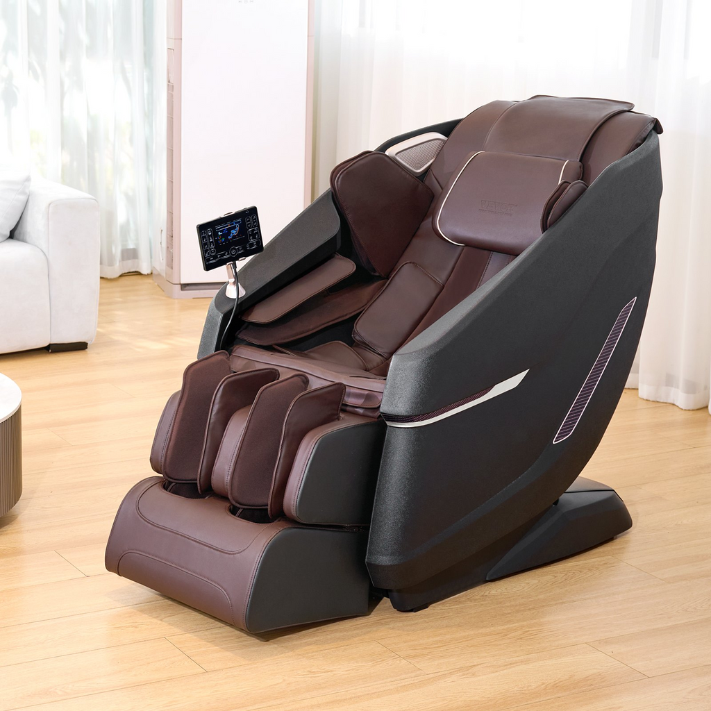 Sillón de masaje VEVOR con riel flexible SL 10-18 modos automáticos