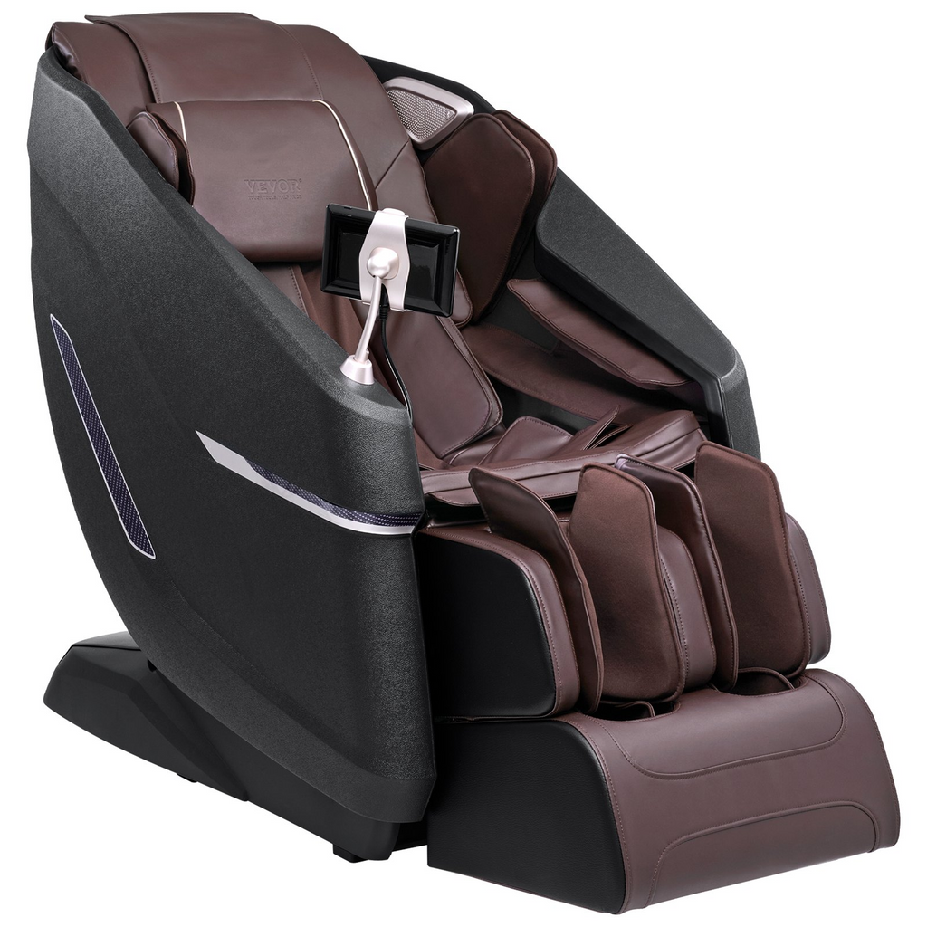 Sillón de masaje VEVOR con riel flexible SL 10-18 modos automáticos