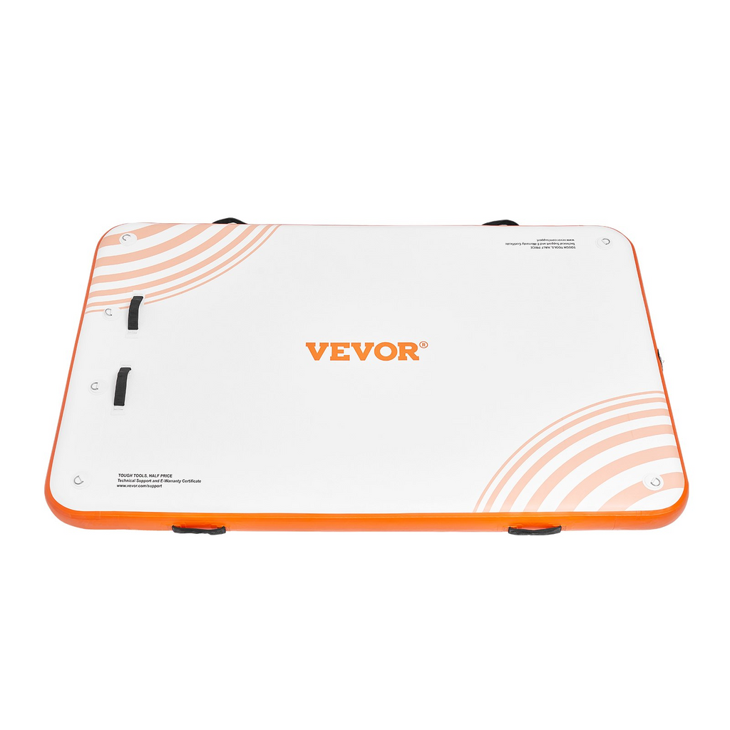 VEVOR Muelle flotante inflable de 8 x 5 pies