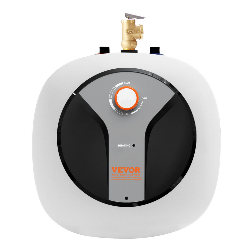 Calentador de agua eléctrico mini con tanque de 2,5 galones VEVOR 1440 W