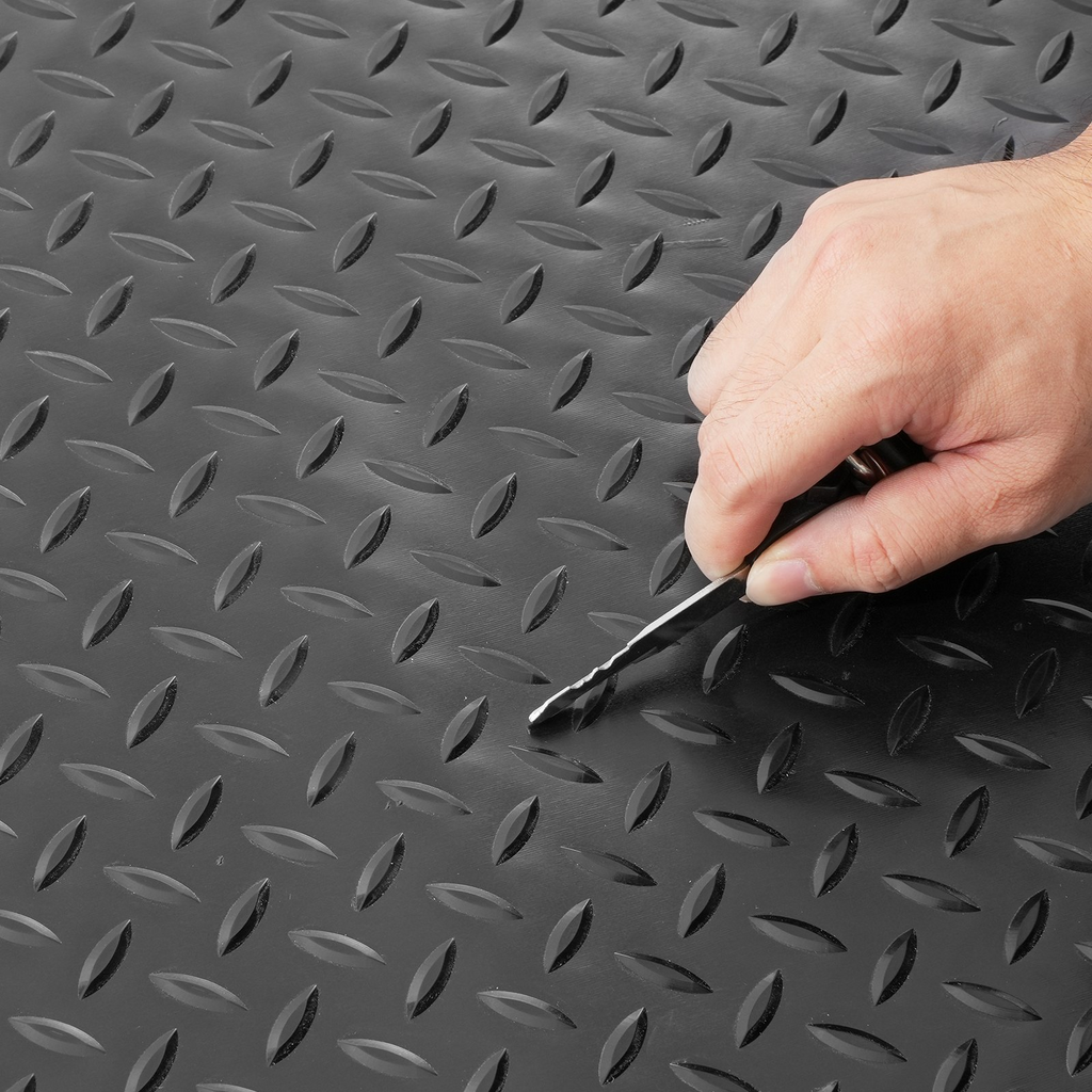 VEVOR Alfombrillas para garaje 2 rollos 14,7 x 3,6 pies 2,5 mm de grosor