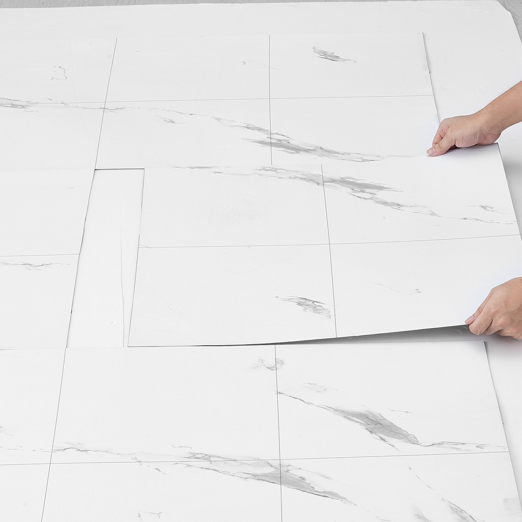 Azulejos de vinilo autoadhesivos VEVOR de 390 x 23,6 pulgadas 1,5 mm de grosor