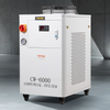 Enfriador de agua industrial VEVOR CW6000 de 1500 W con compresor capacidad del tanque de agua de 15 L caudal máximo de 65 L/min