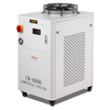 Enfriador de agua industrial VEVOR CW6000 de 1500 W con compresor capacidad del tanque de agua de 15 L caudal máximo de 65 L/min