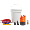Kit de lavado de calentador de agua sin tanque VEVOR incluye bomba eficiente balde de 5 galones 2 mangueras