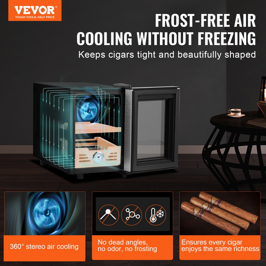 Humidificador eléctrico para puros VEVOR