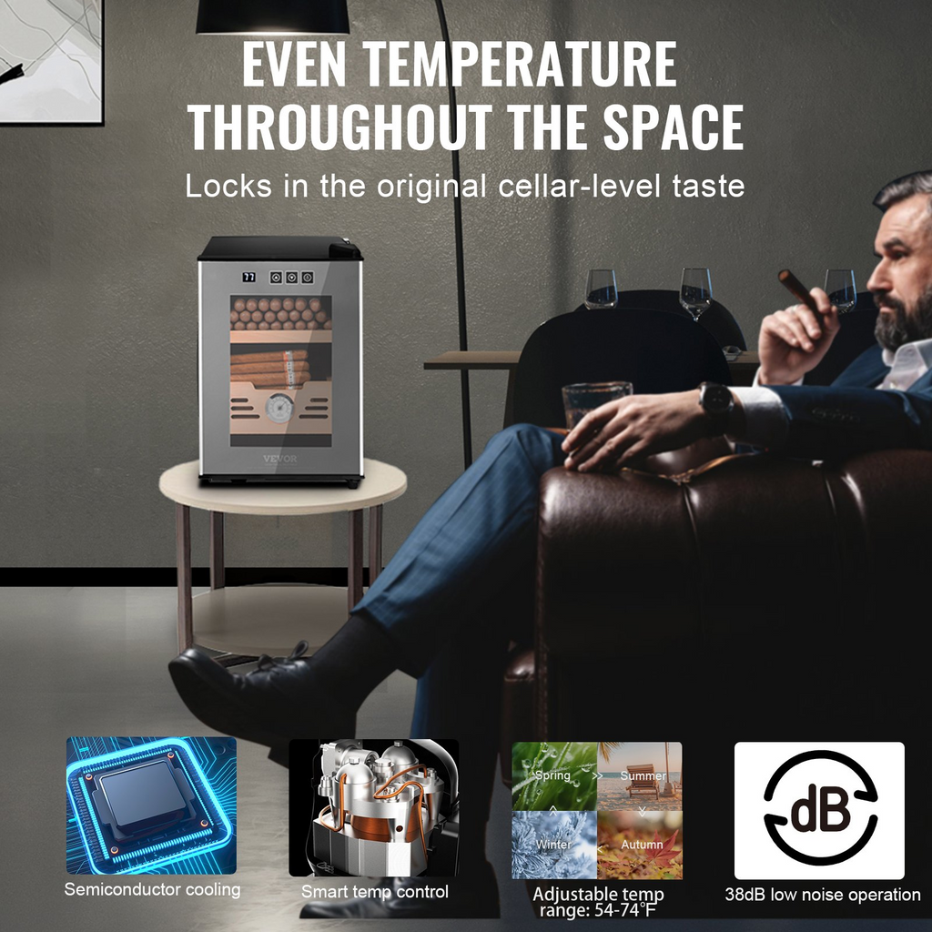 Humidificador eléctrico para puros VEVOR