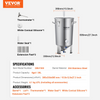 Hervidor de agua de acero inoxidable VEVOR de 8 galones