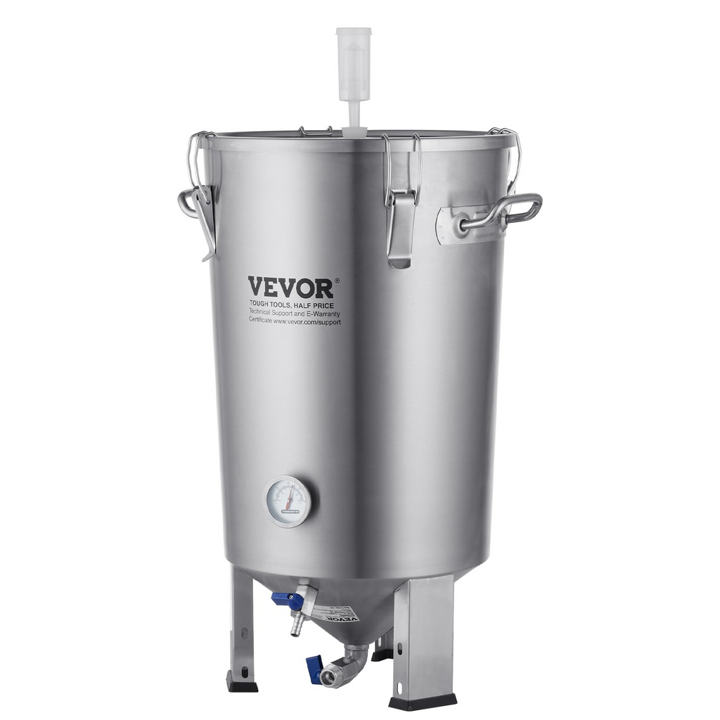 Hervidor de agua de acero inoxidable VEVOR de 8 galones