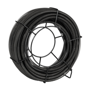 Cable de limpieza de desagües VEVOR de 30 MTS x 5/8 pulgadas, cable de limpieza de desagües seccional profesional con 7 cortadores para tuberías de 0,8