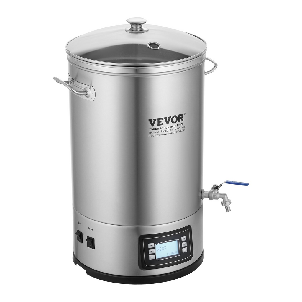 Sistema de elaboración de cerveza eléctrico VEVOR olla de 8 galones