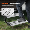 2 escalones escaleras retráctiles manuales para RV plegables capacidad de carga de 440 libras
