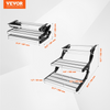 2 escalones escaleras retráctiles manuales para RV plegables capacidad de carga de 440 libras