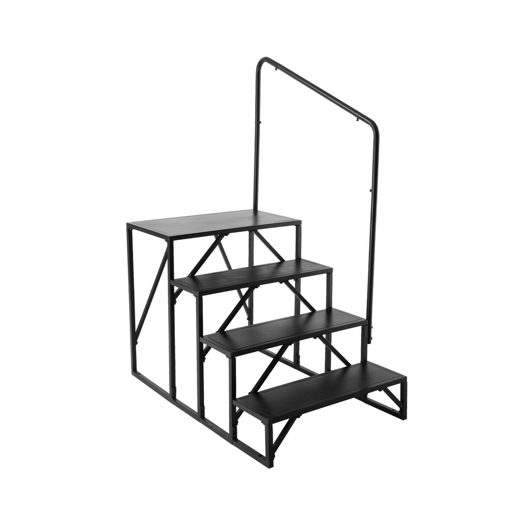 VEVOR RV Steps Escaleras para RV de 4 escalones Capacidad de carga de 440 libras