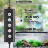 Lámpara para acuario VEVOR de 18 W con 5 niveles de brillo de 24"-30"