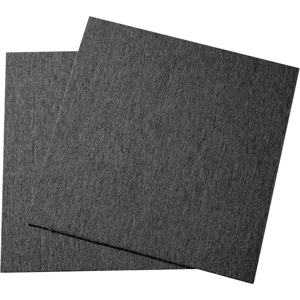 VEVOR - Alfombras modulares reutilizables de 20 x 20 pulgadas con acolchado incorporado fáciles de instalar para dormitorio (20 unidades, gris oscuro)
