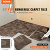 VEVOR - Alfombras modulares reutilizables de 24 x 24 pulgadas con acolchado incorporado