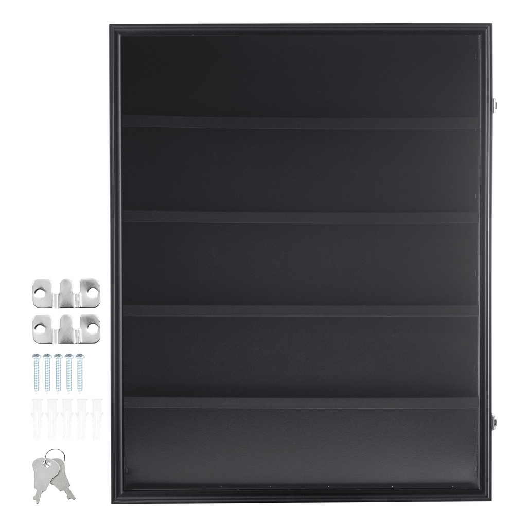 Vitrina para tarjetas deportivas graduadas de 35 pulgadas 24,3 x 30,5 x 2,1 pulgadas