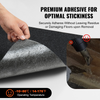 VEVOR - Losetas de alfombra autoadhesivas de 24 x 24 pulgadas con acolchado suave (15 losetas, negro carbón)
