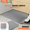 VEVOR - Losetas de alfombra autoadhesivas de 24 x 24 pulgadas con acolchado suave