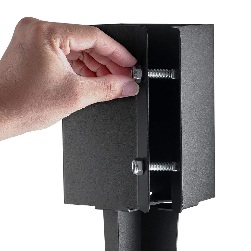 VEVOR - Estaca de anclaje para postes de cerca paquete de 8, 24 x 4 x 4 pulgadas de diámetro exterior (diámetro interior de 3,5 x 3,5 pulgadas)