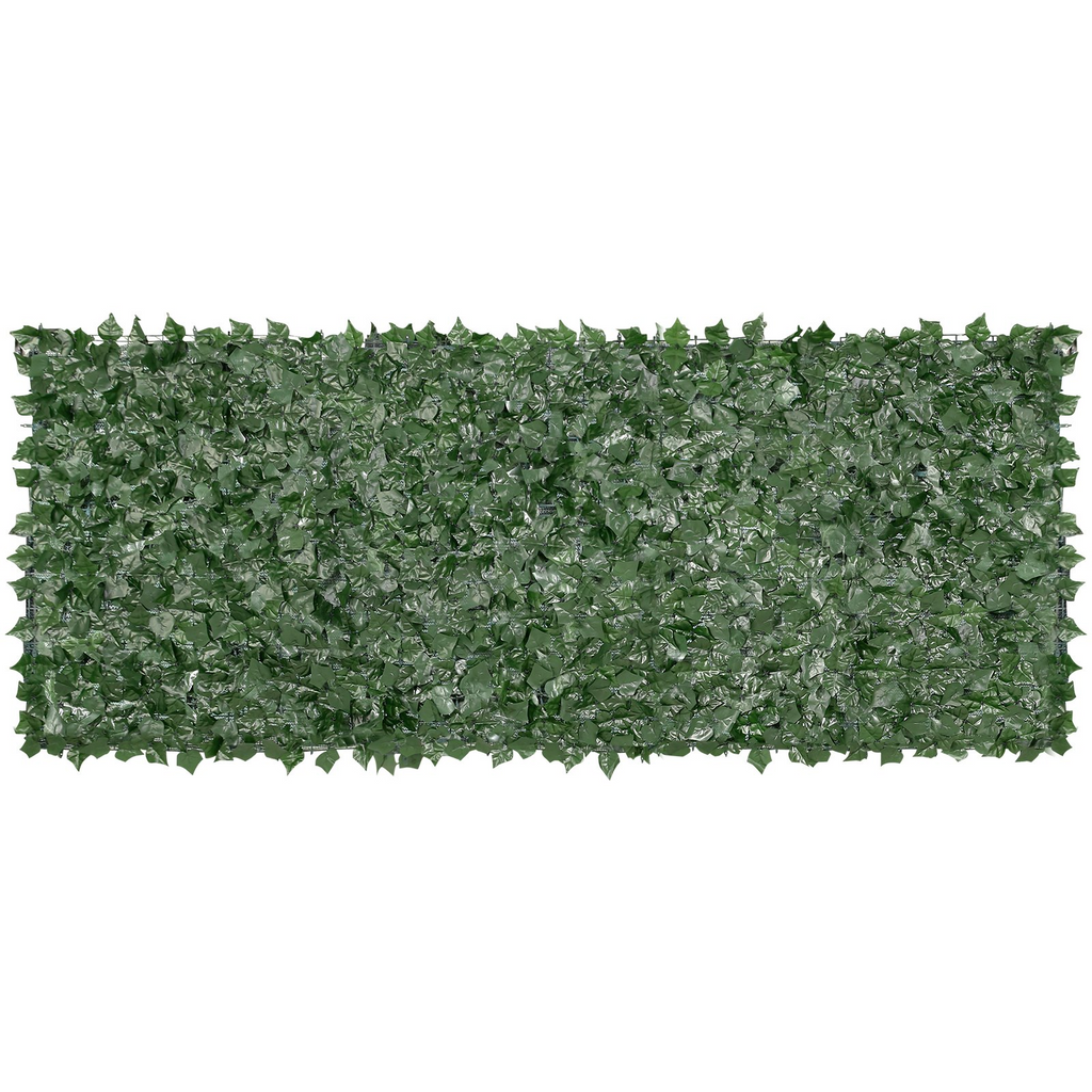 Valla de privacidad con hojas de hiedra artificial de imitación de 39" x 98" de VEVOR