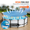 Cubierta solar para piscina VEVOR de 10 pies de diámetro para piscinas