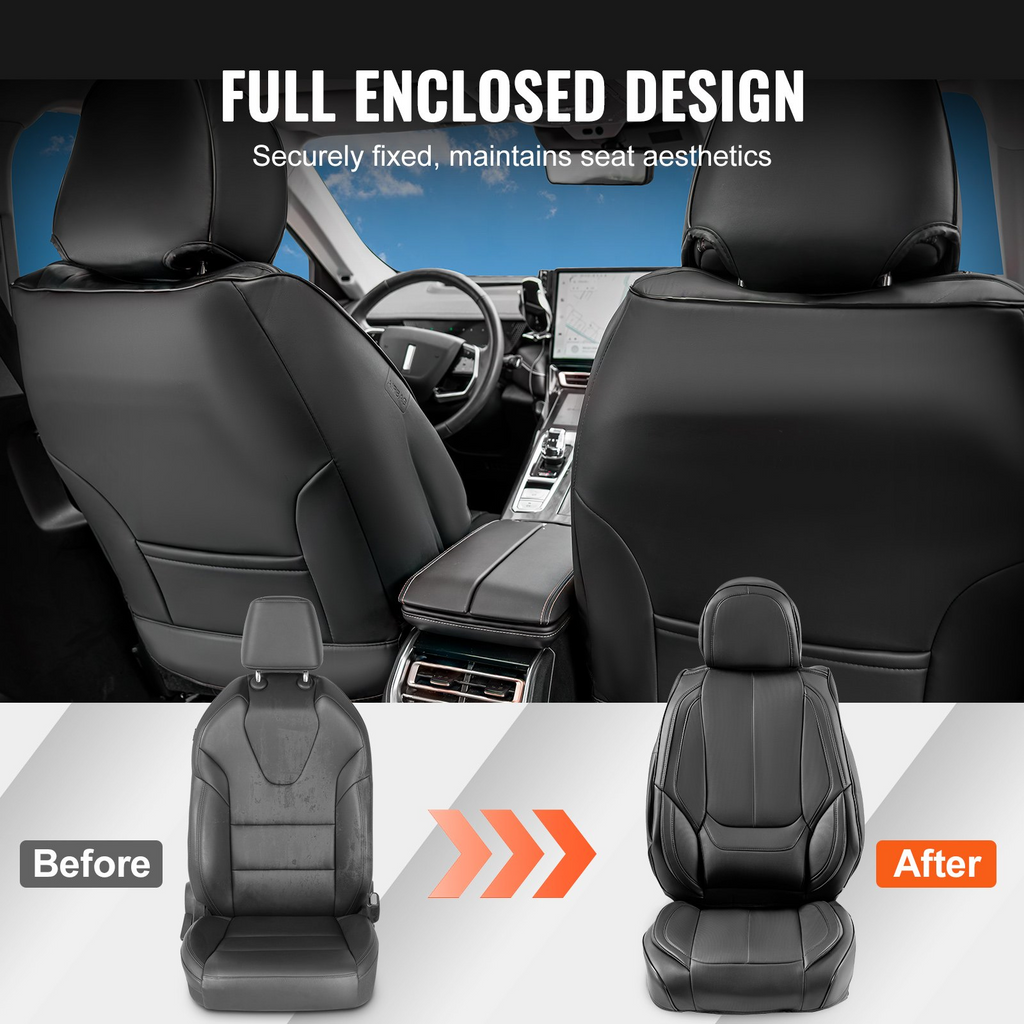 Fundas de asiento VEVOR universales para asientos de coche asiento delantero y trasero 13 piezas