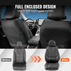 Fundas de asiento VEVOR 6 piezas de piel sintética