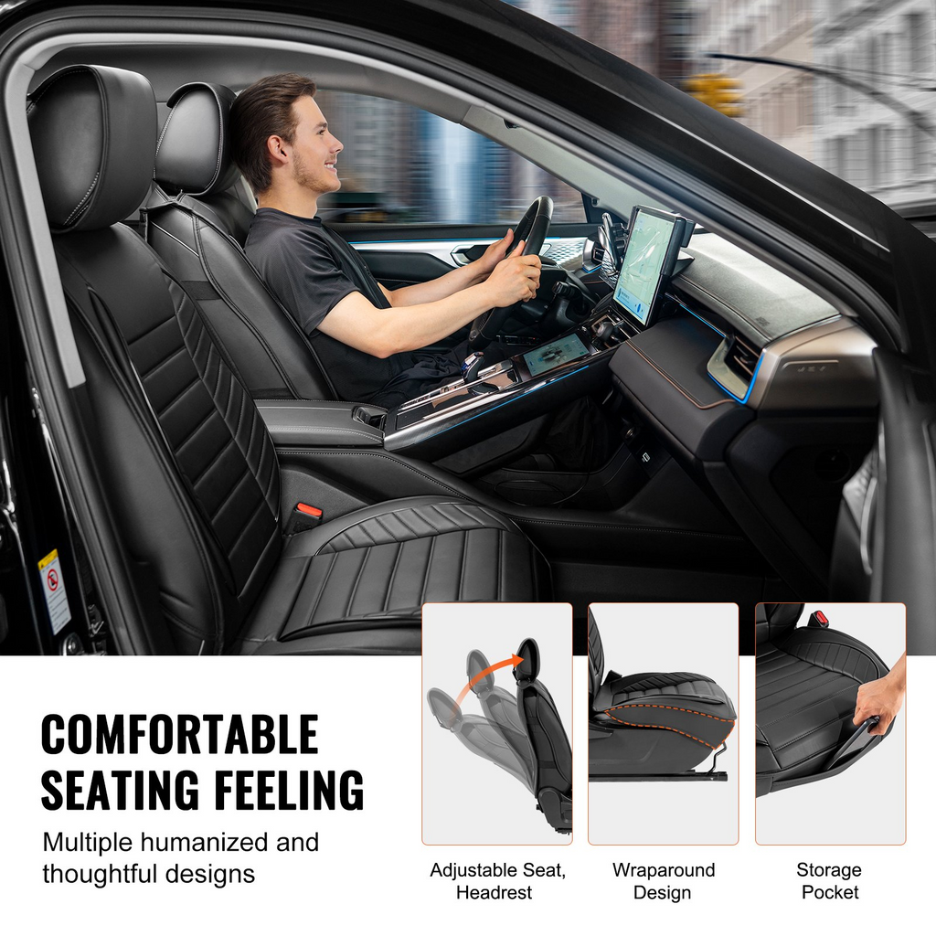 Fundas de asiento VEVOR juego completo de fundas universales para asientos de coche