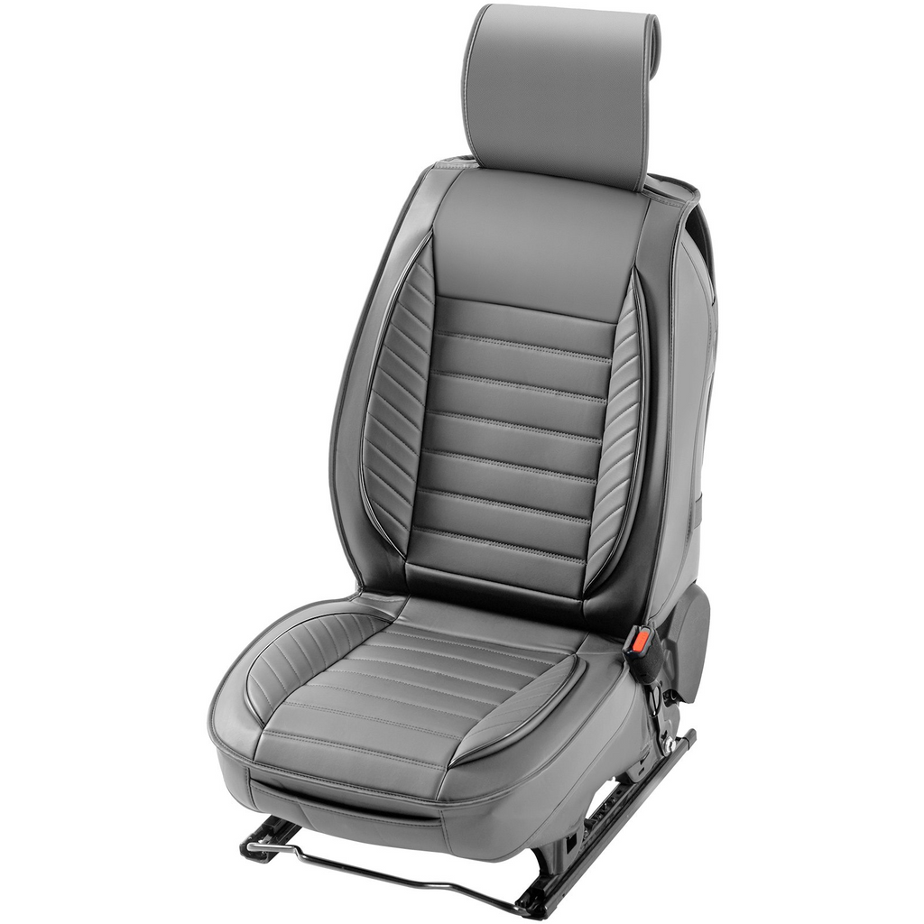 Fundas de asiento VEVOR para asientos delanteros de coche 2 piezas de piel sintética