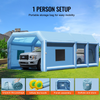 Cabina de pintura inflable VEVOR 29,5 x 15,7 x 11,8 pies con potentes sopladores de 950 W + 750 W