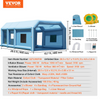 Cabina de pintura inflable VEVOR 29,5 x 15,7 x 11,8 pies con potentes sopladores de 950 W + 750 W