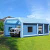 Cabina de pintura inflable VEVOR 29,5 x 15,7 x 11,8 pies con potentes sopladores de 950 W + 750 W