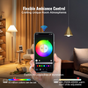 Bombillas inteligentes VEVOR paquete de 4 bombillas LED multicolor de 9 W 800 lúmenes
