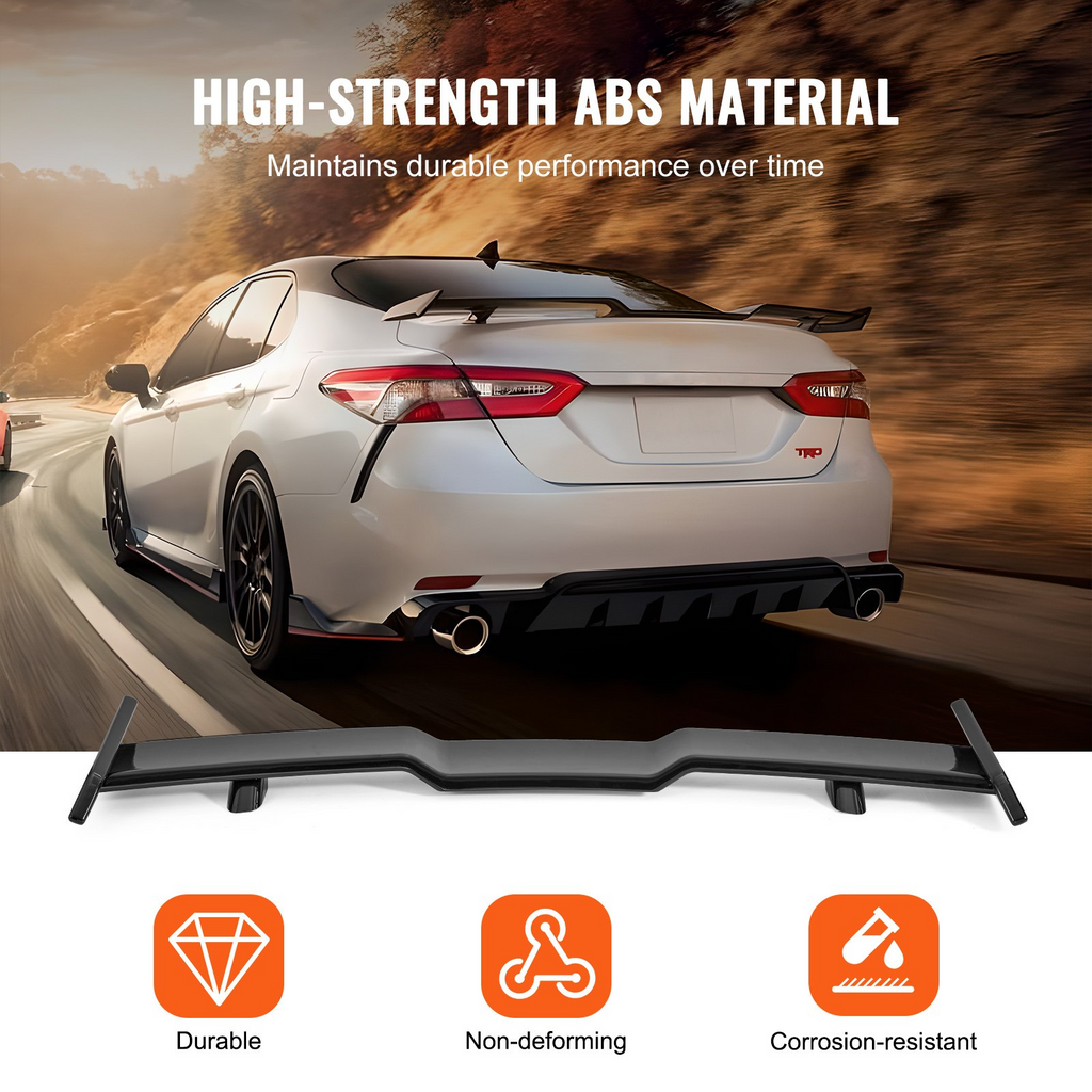 Alerón trasero para coche VEVOR GT Wing, 57,9 pulgadas compatible con Camry 2018-2023 material ABS de alta resistencia