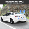 Alerón trasero para coche VEVOR GT Wing 48,2 pulgadas compatible con Tesla Model 3 material ABS de alta resistencia
