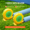 Cabina de pintura inflable VEVOR 27,9 x 15,7 x 10,8 pies de 950 W + 750 W