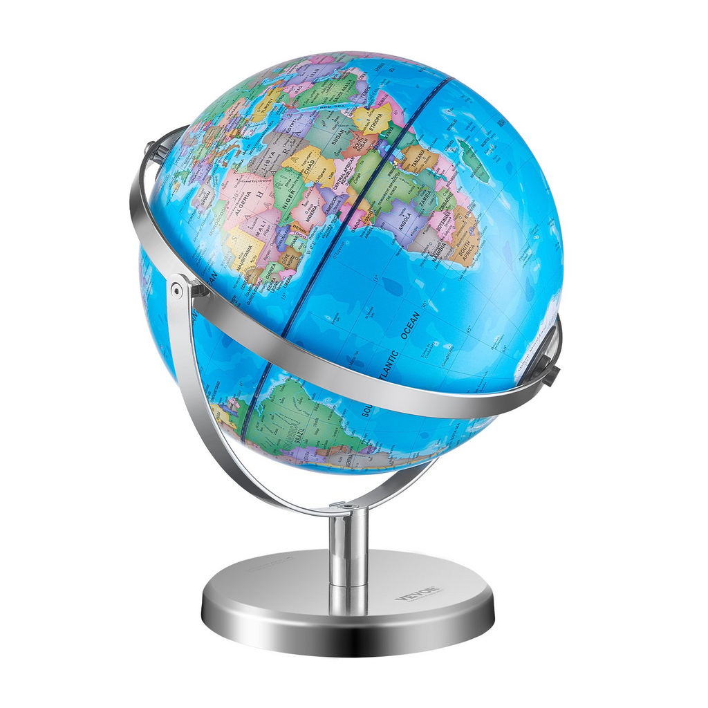 Globo terráqueo iluminado VEVOR con soporte 228,6 mm (9 pulgadas), con luz nocturna de constelación LED