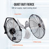 Ventilador de pared 2 pieza 18 pulgadas resistente al agua 3 velocidades 4000 CFM