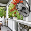 Ventilador de pared 2 pieza 18 pulgadas resistente al agua 3 velocidades 4000 CFM