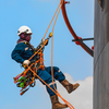 Cuerda de poliéster trenzado doble VEVOR 3/4 in x 220 ft 24 hebras 20000 lb de resistencia a la rotura