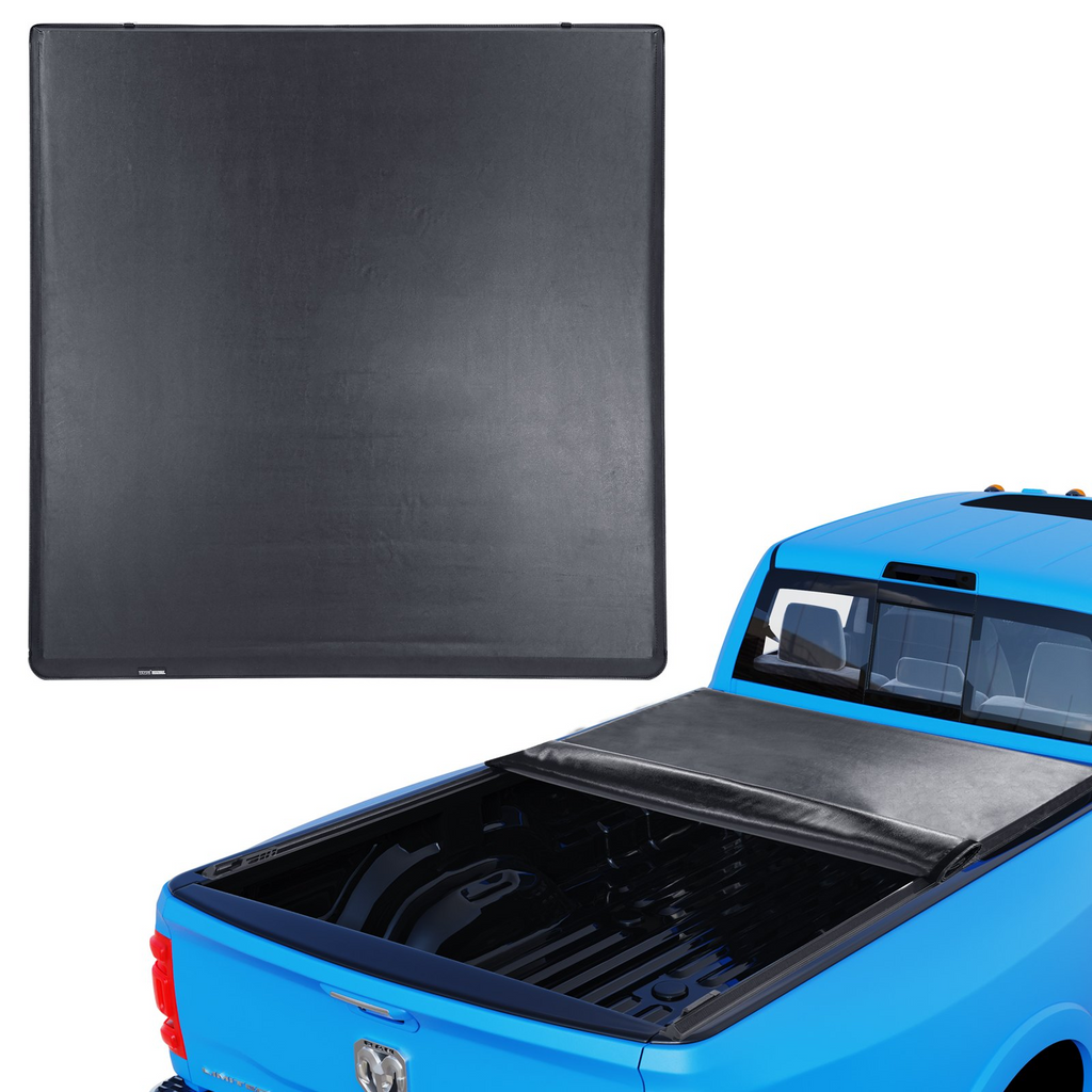 Funda enrollable para caja de camioneta compatible con Dodge Ram 1500 2002-2018 2500 3500 2003-2024 Classic 2019-2024 para caja de 6,4 x 5,5 pies