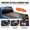 Funda para caja de camioneta plegable en tres partes compatible con Ram 1500 2009-2024 (19-24 Classic/New Body)