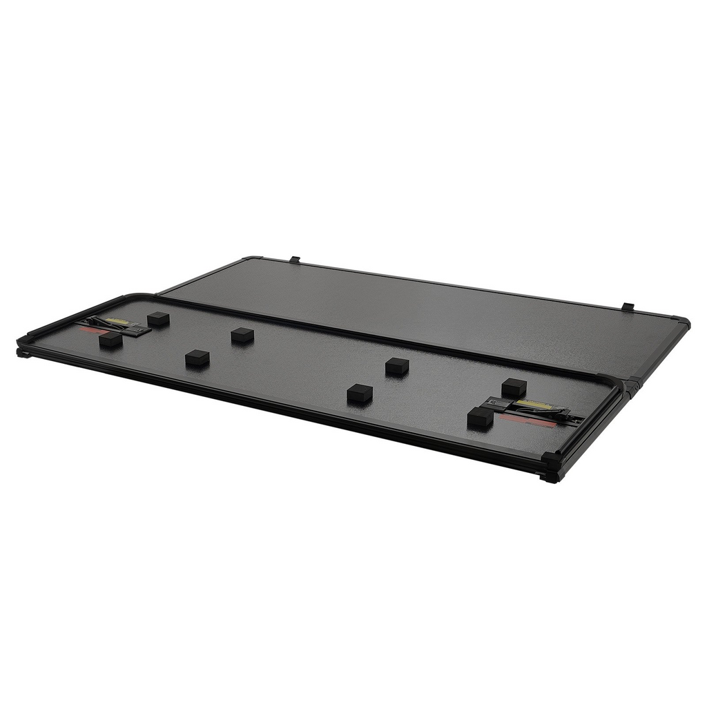 Funda para caja de camioneta plegable en tres partes compatible con Ram 1500 2009-2024 (19-24 Classic/New Body)